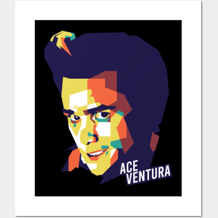Ace Ventura WPAP Style Posters and Art
